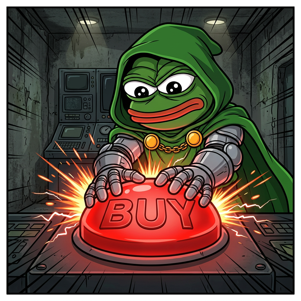 $DOOM community meme: The Big Red Button
